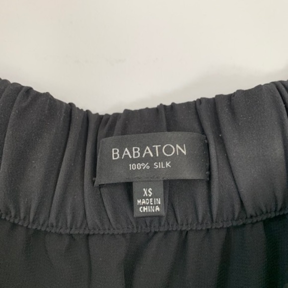 Babaton Aritzia XS Off the Shoulder 100% Silk Top - Picture 2 of 2